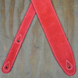 Red Double Sided Guitar Strap