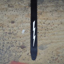 Lightning Bolt Leather Inlay Strap