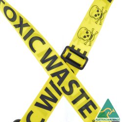Toxic Waste Printed Webbing Guitar Strap