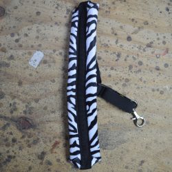 Black & White Zebra Faux Fur Saxophone Strap