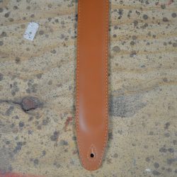 Tan 2.5″ Foam Padded Leather Guitar Strap
