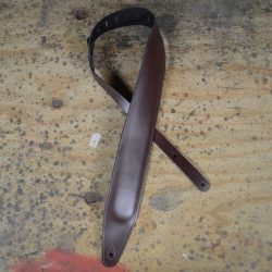 Brown 3.5″ Foam Padded Leather Guitar Strap