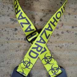 Bio Hazard Printed Webbing Guitar Strap