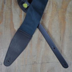 3.5″ Leather & Cotton Webbing Guitar Strap