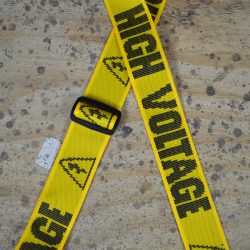 High Voltage Printed Webbing Guitar Strap