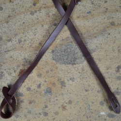 Brown Leather Mandolin Strap