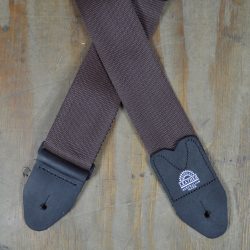 Brown Webbing Guitar Strap