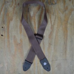 Brown Webbing Guitar Strap