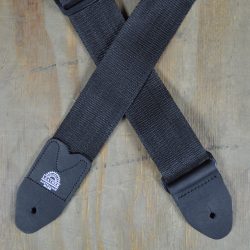 Black Webbing Guitar Strap