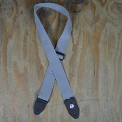 Grey Webbing Guitar Strap