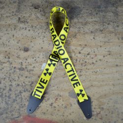 Radio Active Printed Webbing Guitar Strap