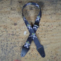 Renegade Green Printed Webbing Guitar Strap
