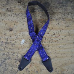Stars Blue Silver  Rag Guitar Strap
