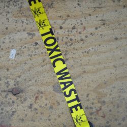 Toxic Waste Printed Webbing Guitar Strap