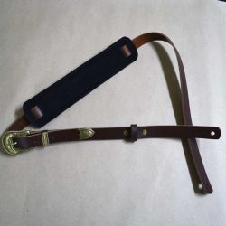 Brown 50’s Style Leather Guitar Strap