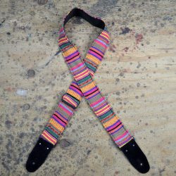 Yellow Rasta Rag Guitar Strap
