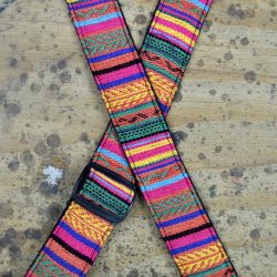 Yellow Rasta Rag Ukulele Strap