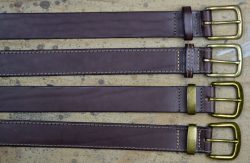 Handcrafted Brown Leather Belt