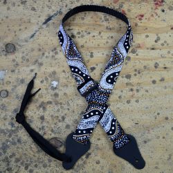 Aboriginal Art Rag Ukulele Strap – Possum Dreaming