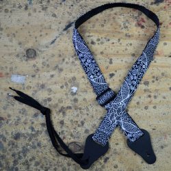Legacystraps 3/4” Mandolin Strap Ukulele Strap Guitar Strap in Arrowhead Design with 1 synthetic leather end 
