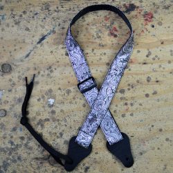 Rag Ukulele Strap – Silver Paisley