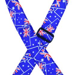 Australian Flag Rag Guitar Strap