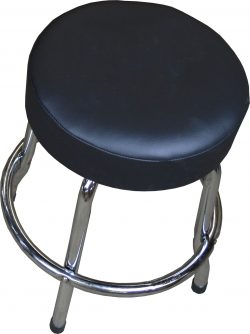 Genuine Leather Upholstered Small Guitar Stool