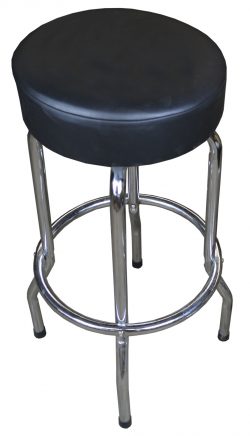 Genuine Leather Upholstered Tall Guitar Stool
