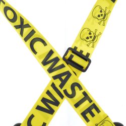 Toxic Waste Printed Webbing Guitar Strap