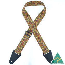 Stained Glass Windows Printed Webbing Guitar Strap