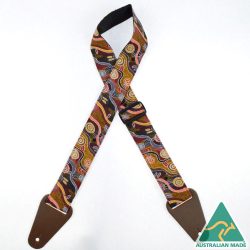 Aboriginal Art Rag Strap – Turtle Crossing RSI-38