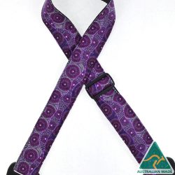 Aboriginal Art Rag Strap – Alpara Seeds Purple RSI-39
