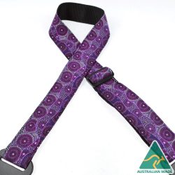 Aboriginal Art Rag Strap – Alpara Seeds Purple RSI-39