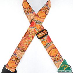Aboriginal Art Rag Strap – River Bed RSI-40