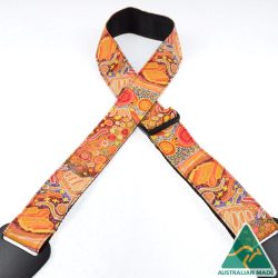 Aboriginal Art Rag Strap – River Bed RSI-40