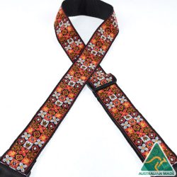 J.H Square Hesign Jacquard 50mm Webbing Guitar Strap RSJ-36