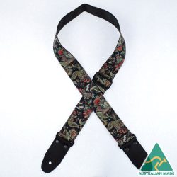 Paisley Guitar Strap – Black RSP-09